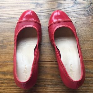 Vintage Red Cole Haan Nike Air wedges.  Size 8.5B